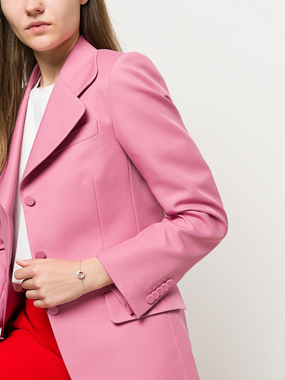 Chopard Happy Heart Bracelet Silver 3 Cubic Zirconia