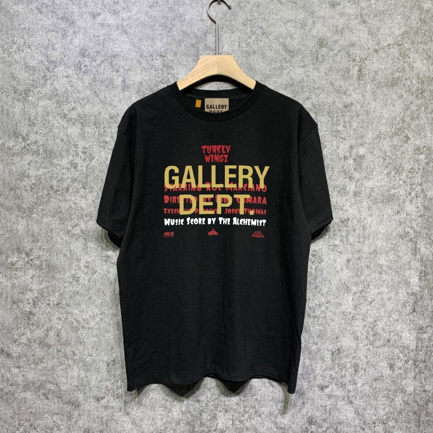 Gallery Dept T Shirt Retro Printed Loose Short-Sleeved Shirt