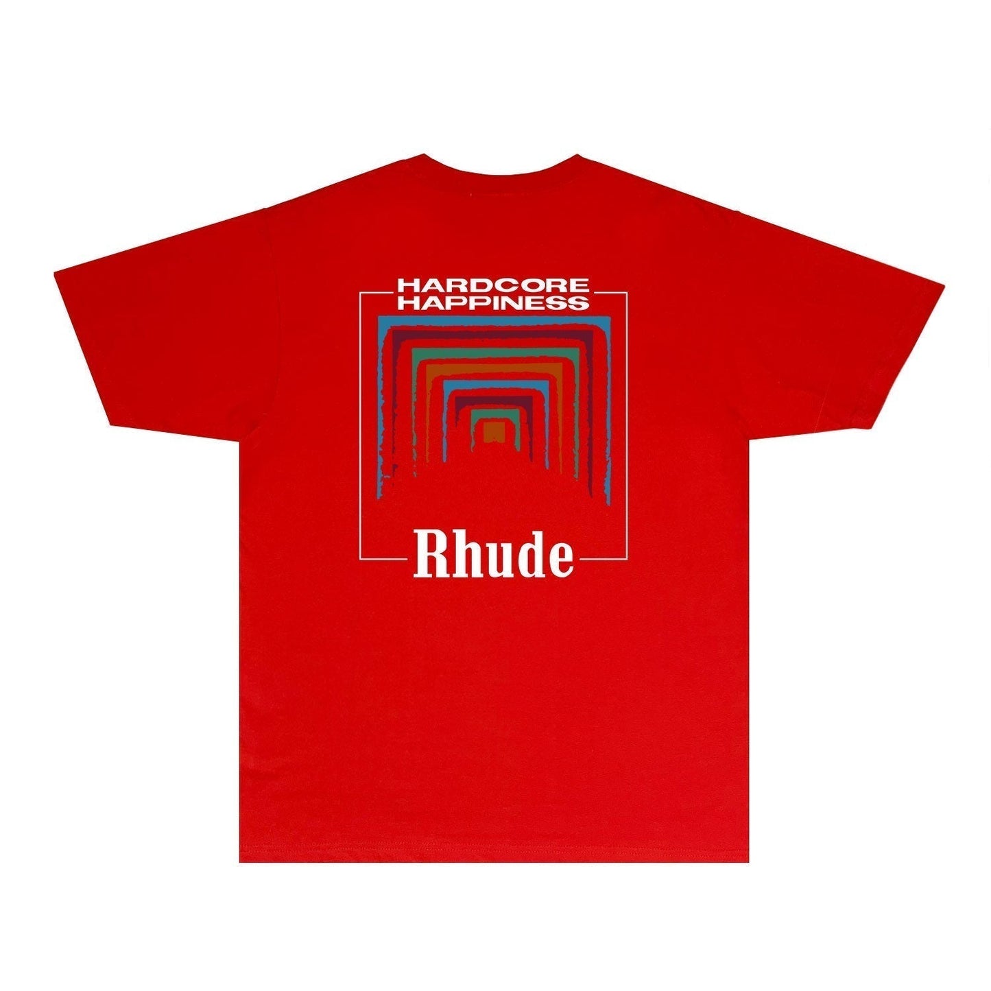 Rhude T-shirts Printed Trendy Pure Cotton