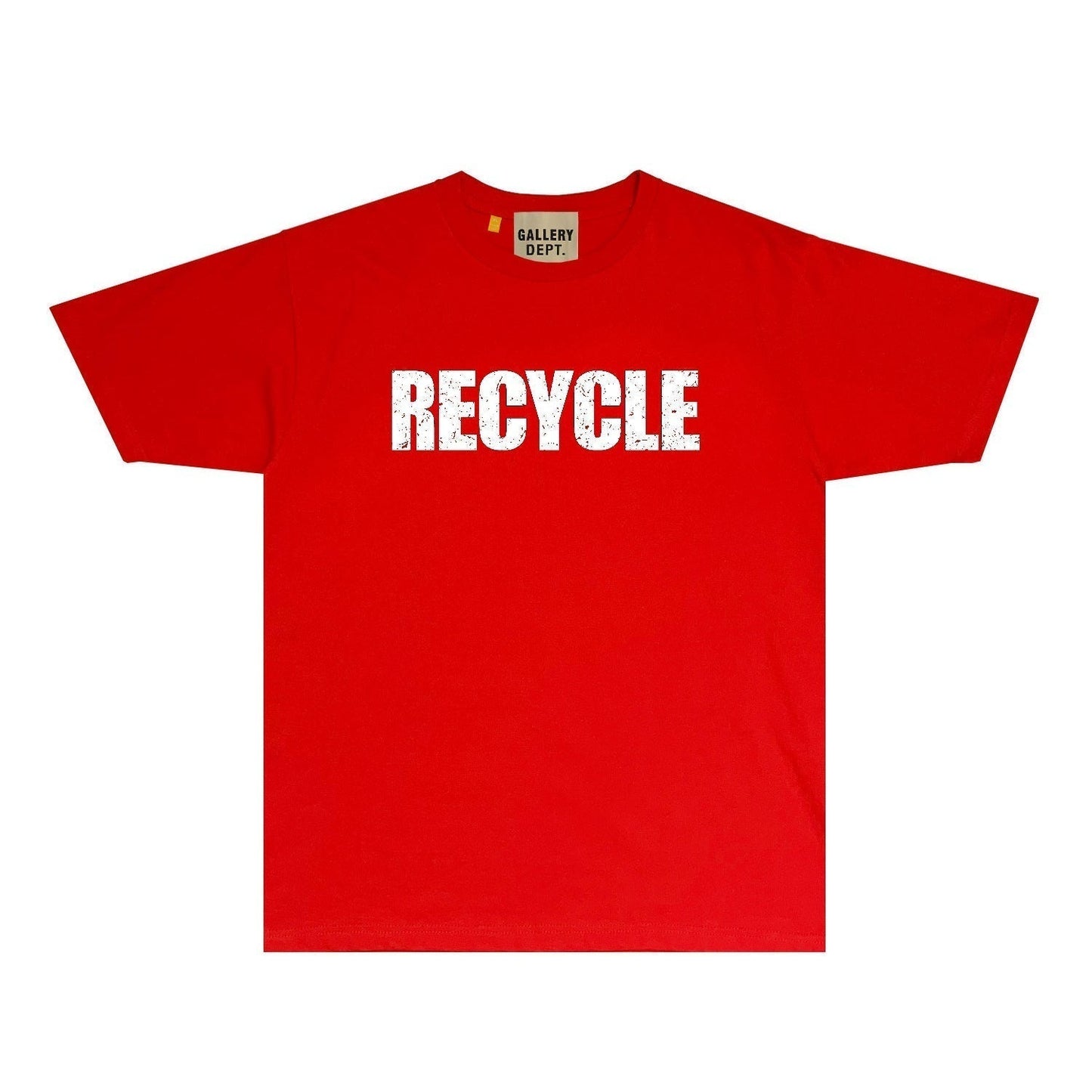 Gallery Dept T Shirt Retro Printed Loose Short-Sleeved Shirt