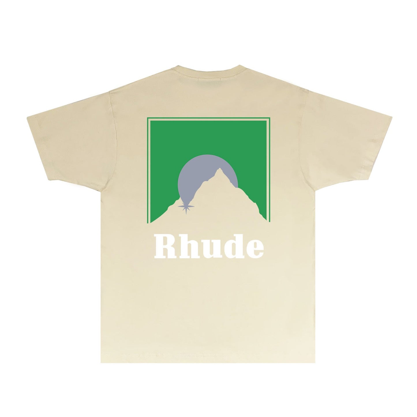 Rhude T-shirts Printed Trendy Pure Cotton