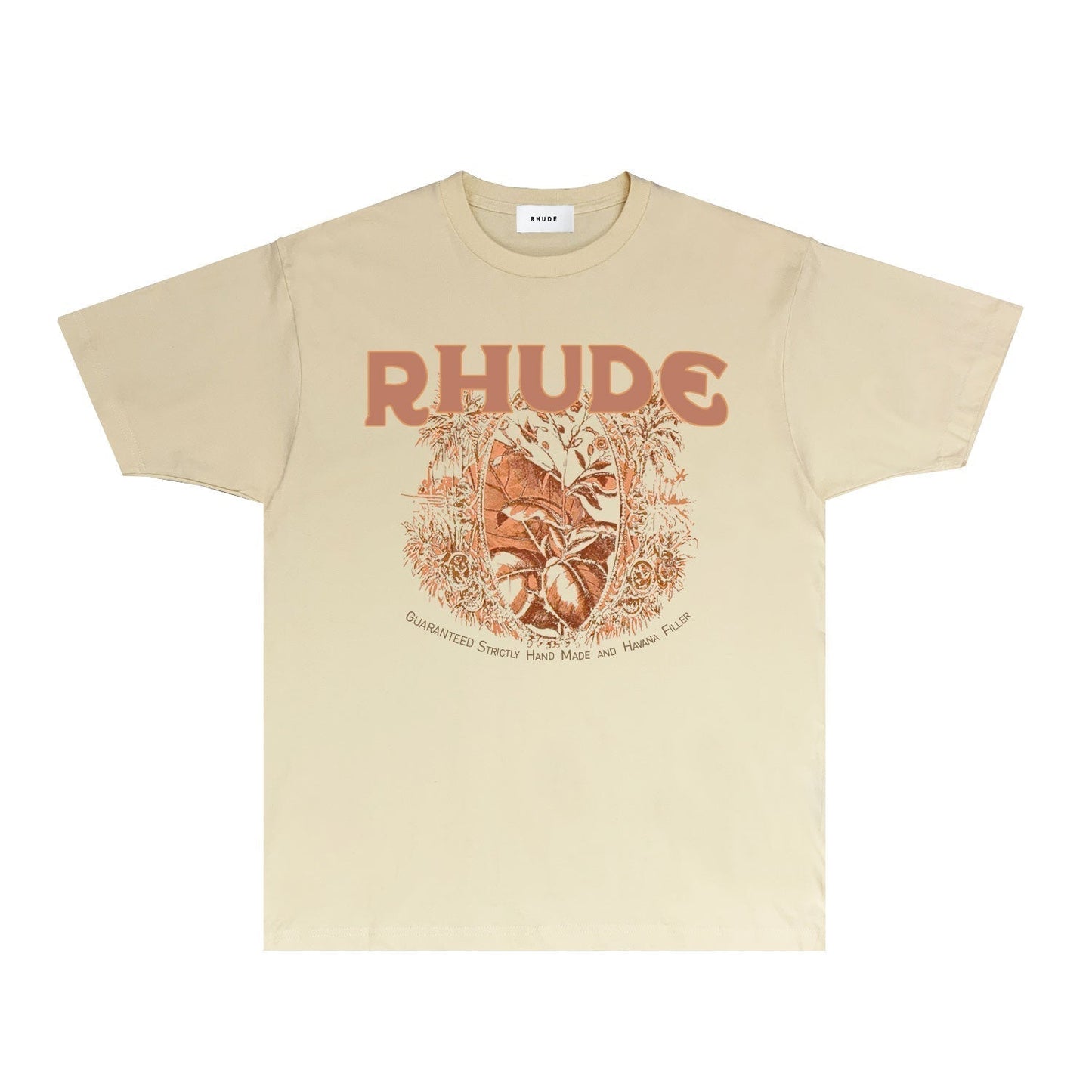 Rhude T-shirts Printed Trendy Pure Cotton