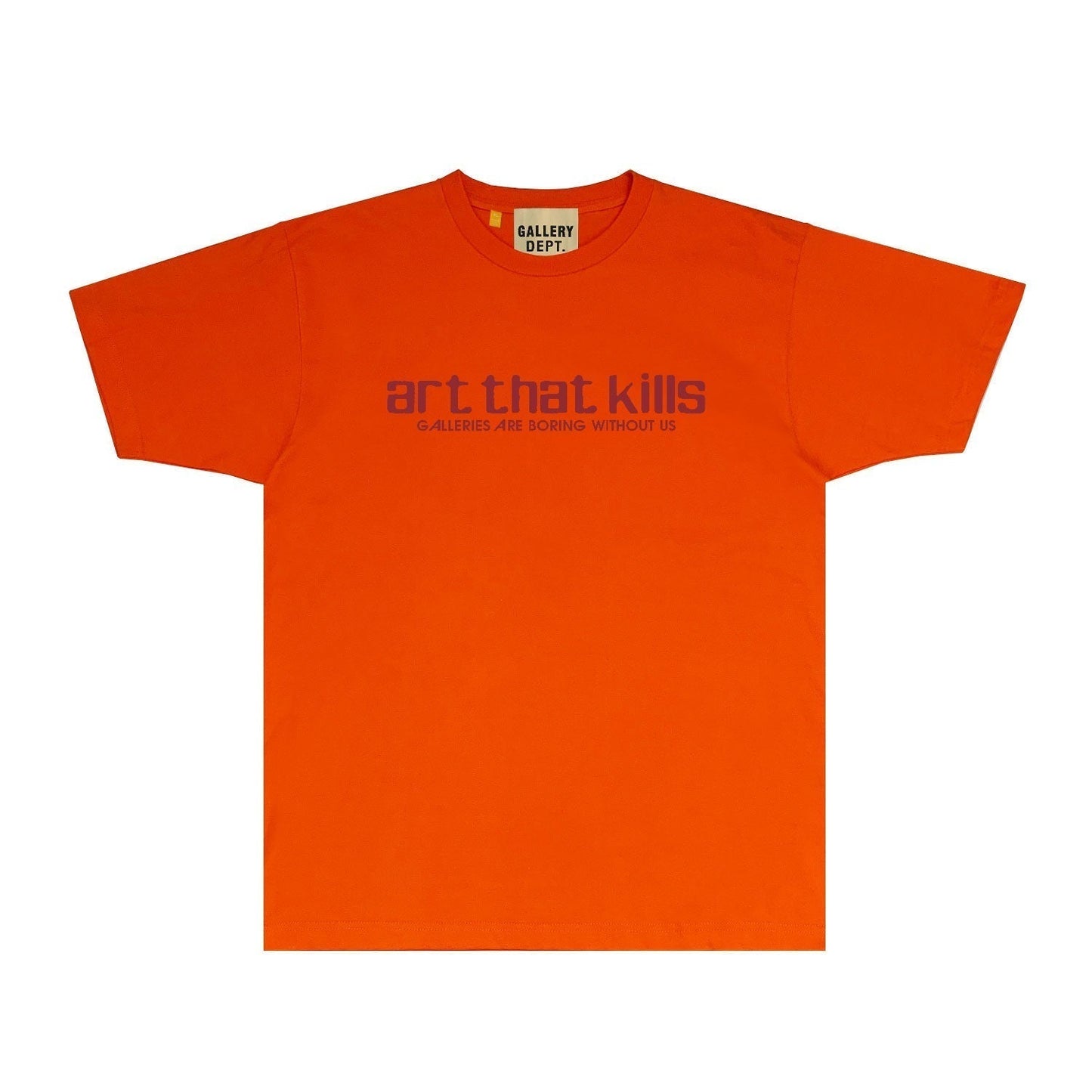 Gallery Dept T Shirt Retro Printed Loose Short-Sleeved Shirt