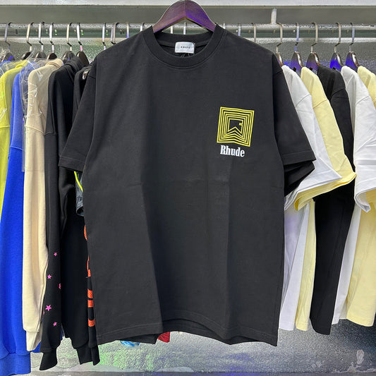 Rhude T-shirts Chevron Logo Repeat