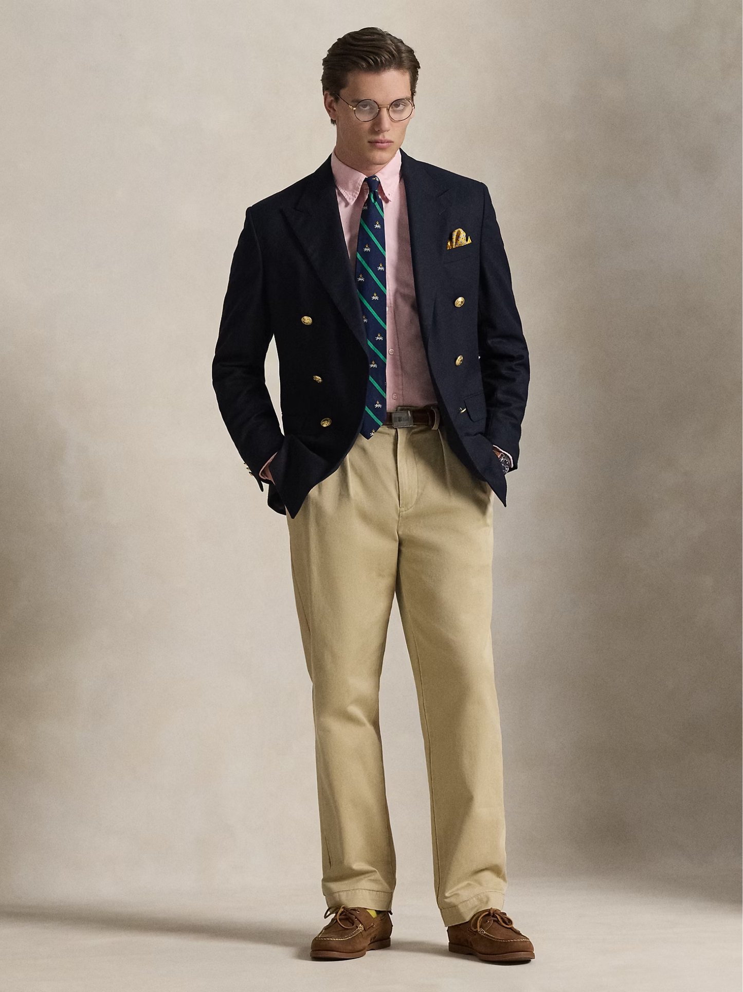 RALPH LAUREN Custom Fit Oxford Shirt Pink