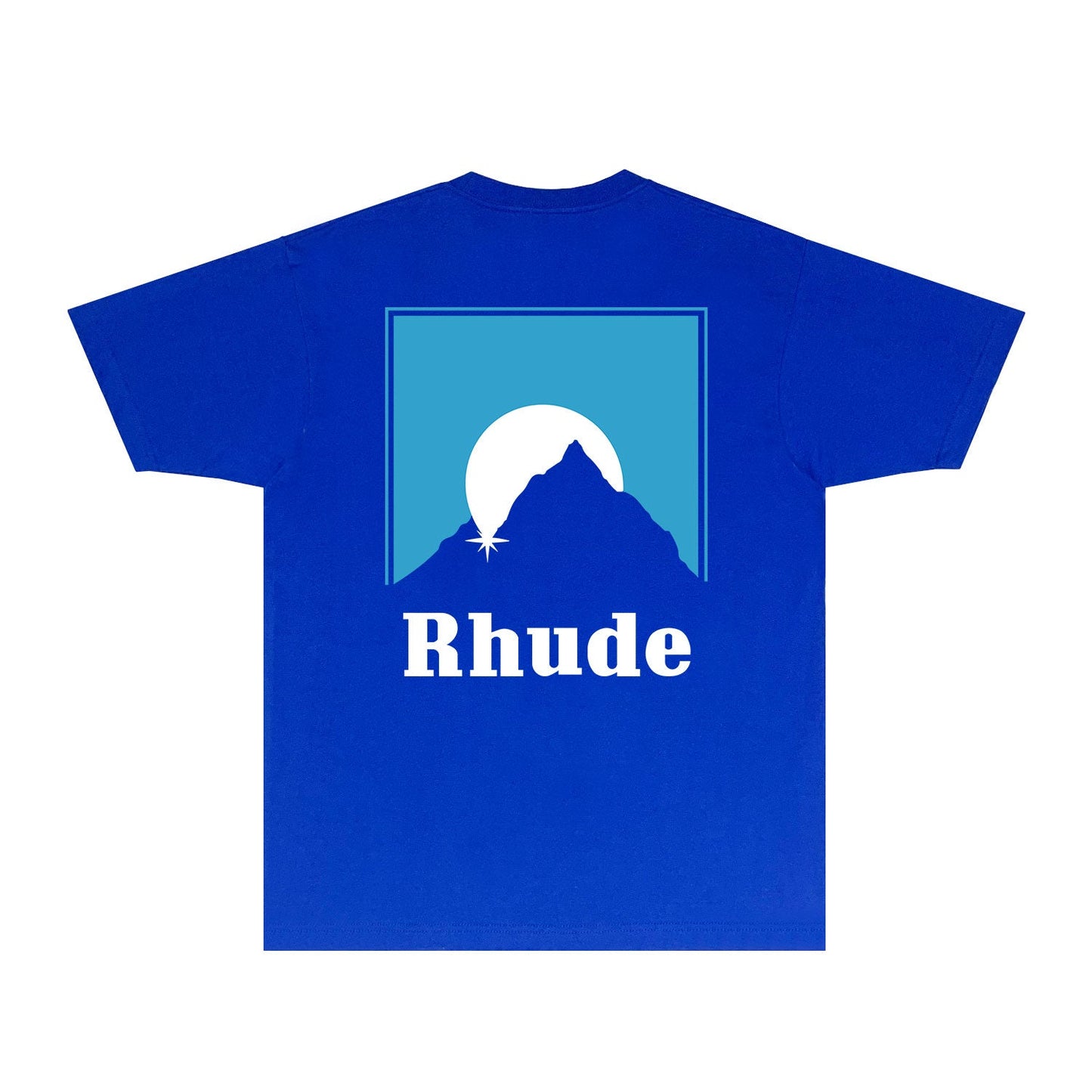 Rhude T-shirts Printed Trendy Pure Cotton