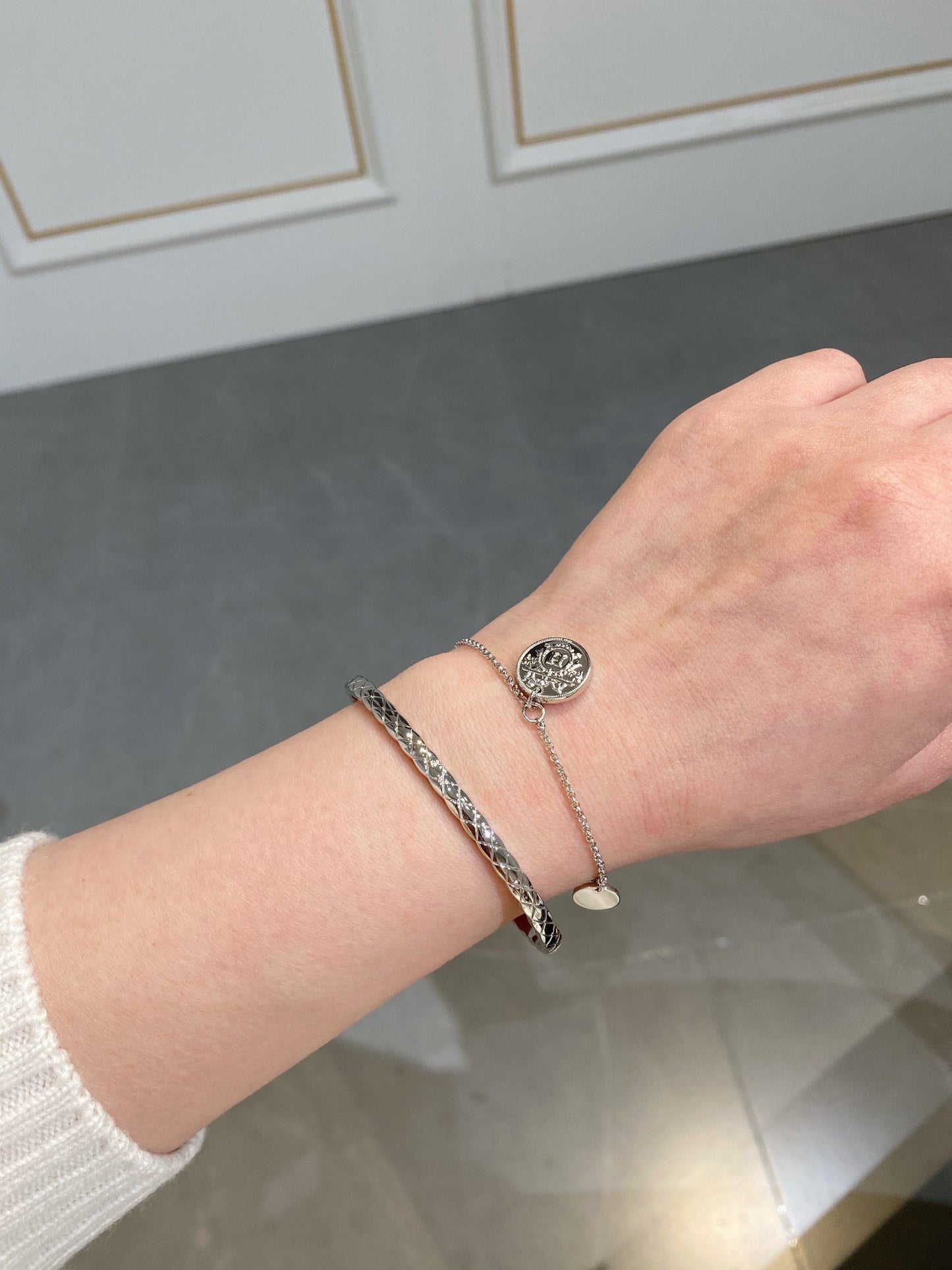 Chanel Crush Bracelet Open Cuff 2 Diamond