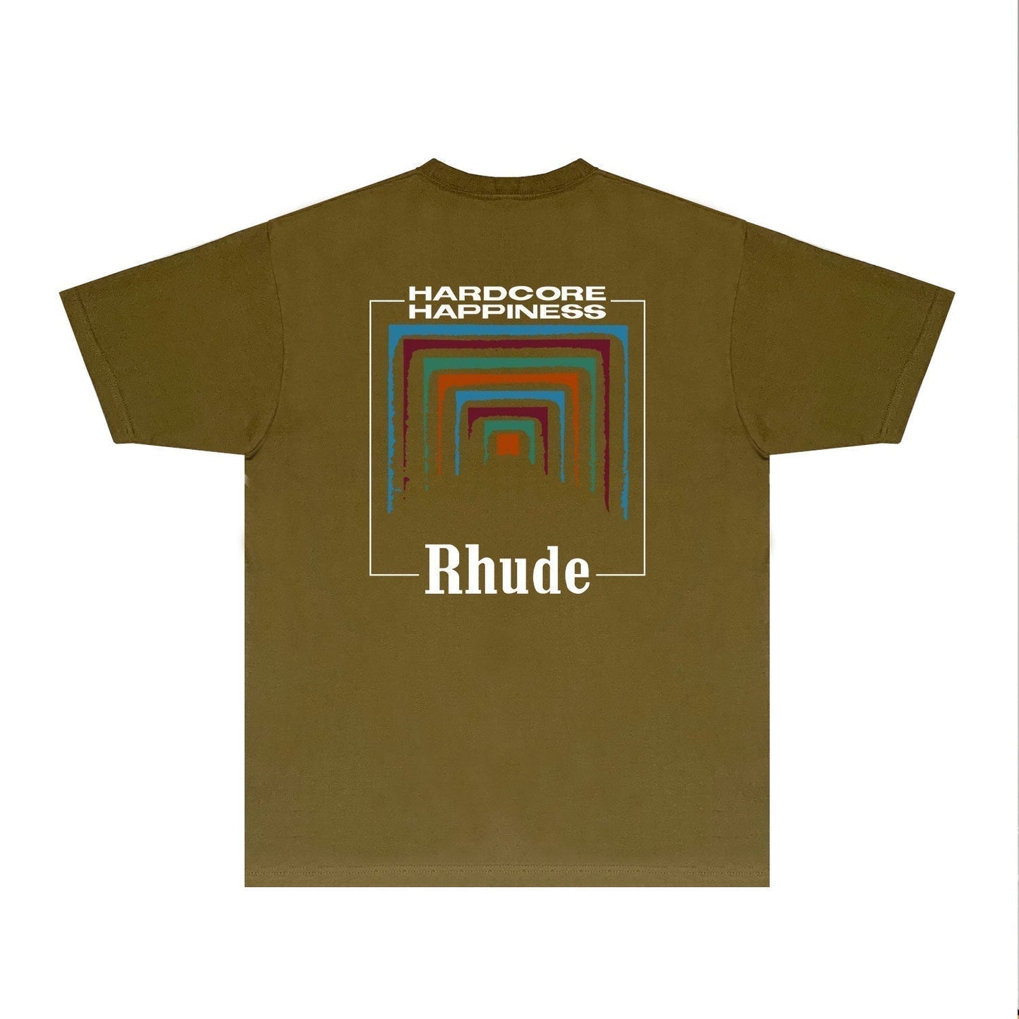 Rhude T-shirts Printed Trendy Pure Cotton