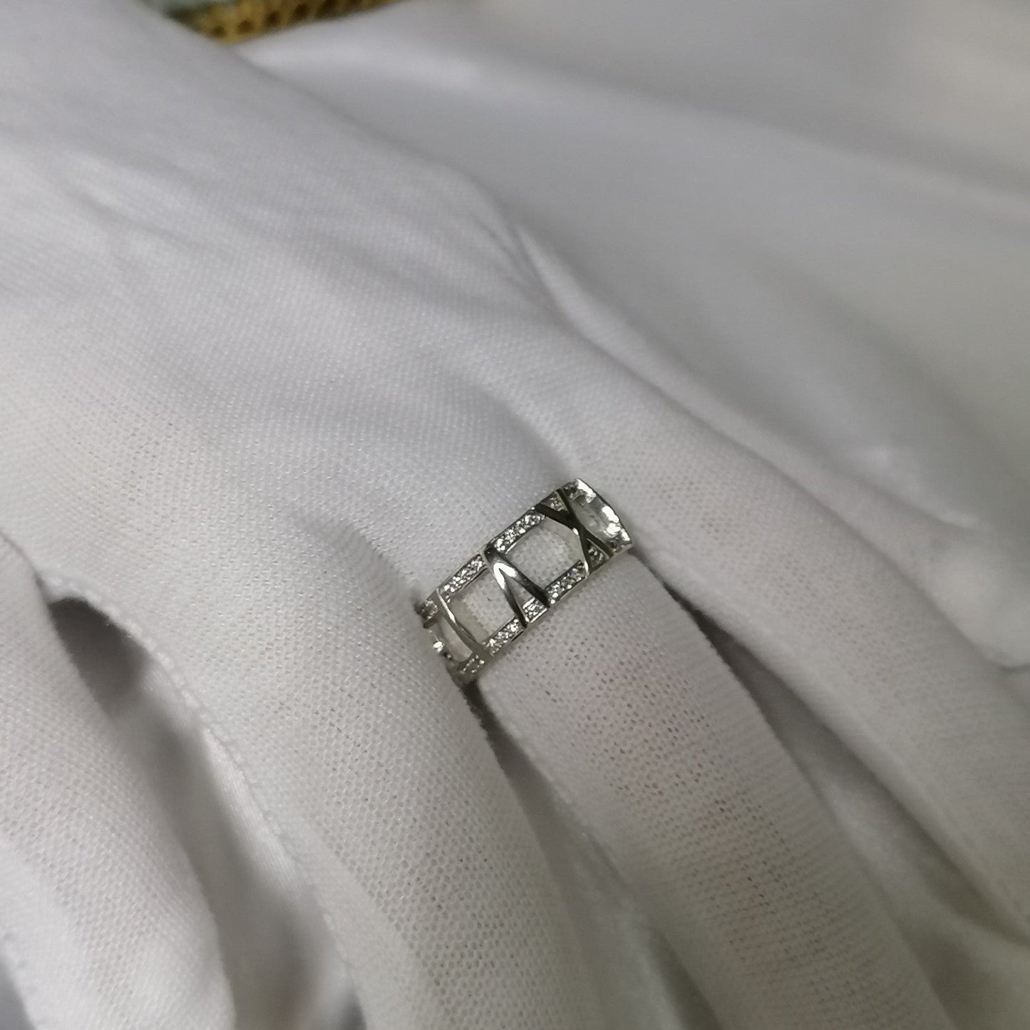 Tiffany Atlas Large Open Cubic Zirconia Ring