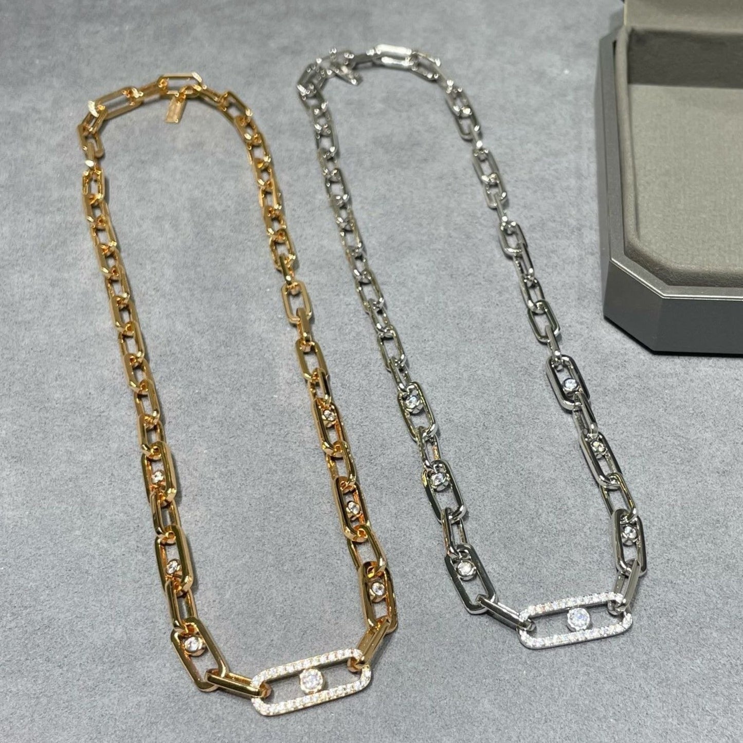 Messika Move Link Cubic Zirconia Necklace