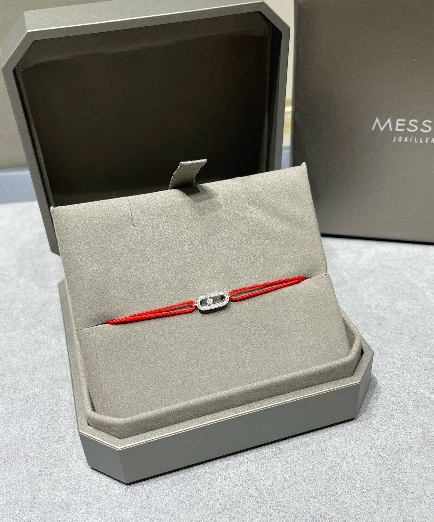 Messika Move Uno Cubic Zirconia Charm Red Cordieri