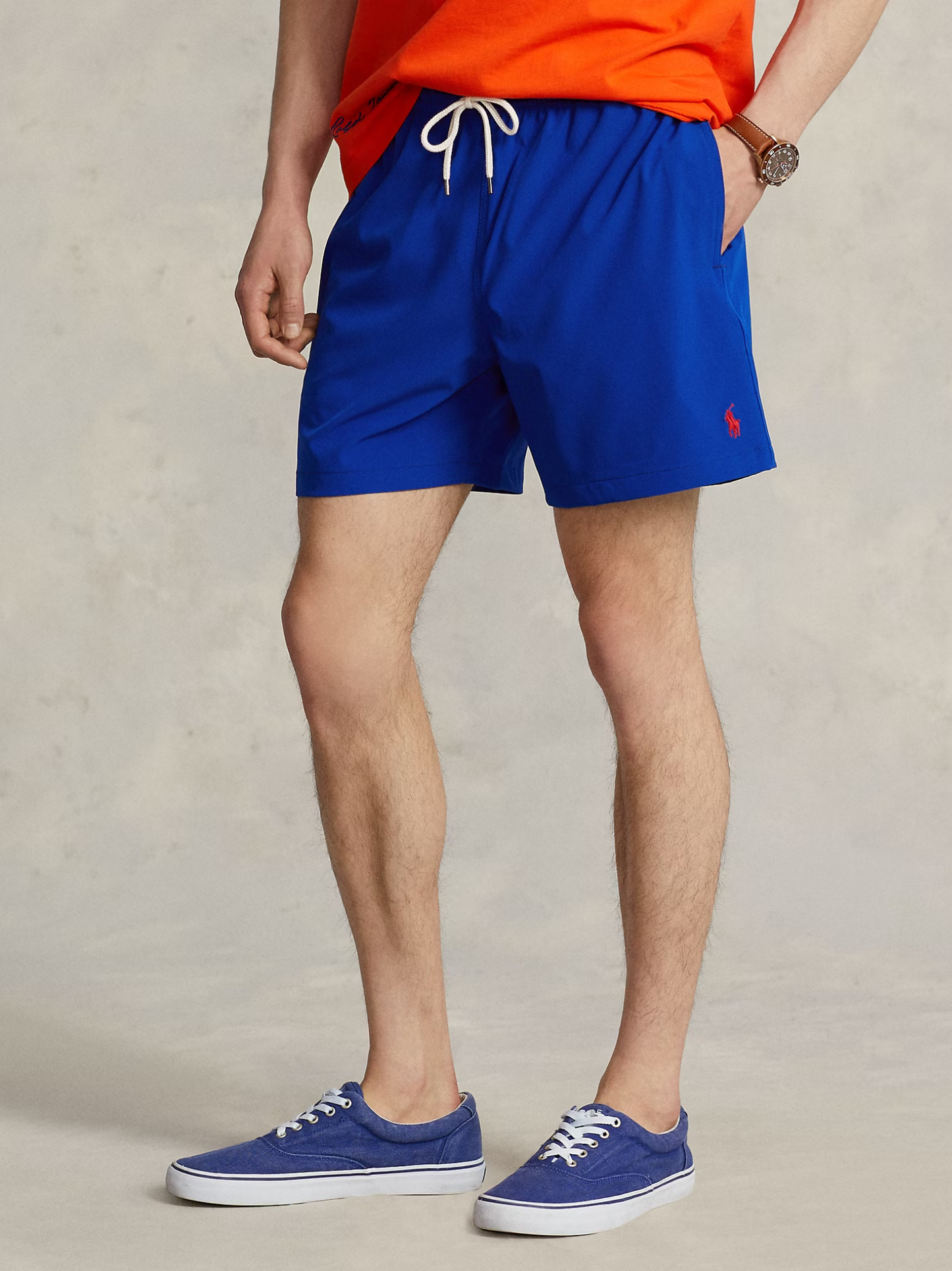 RALPH LAUREN Traveller Swimming Trunks Rugby Royal
