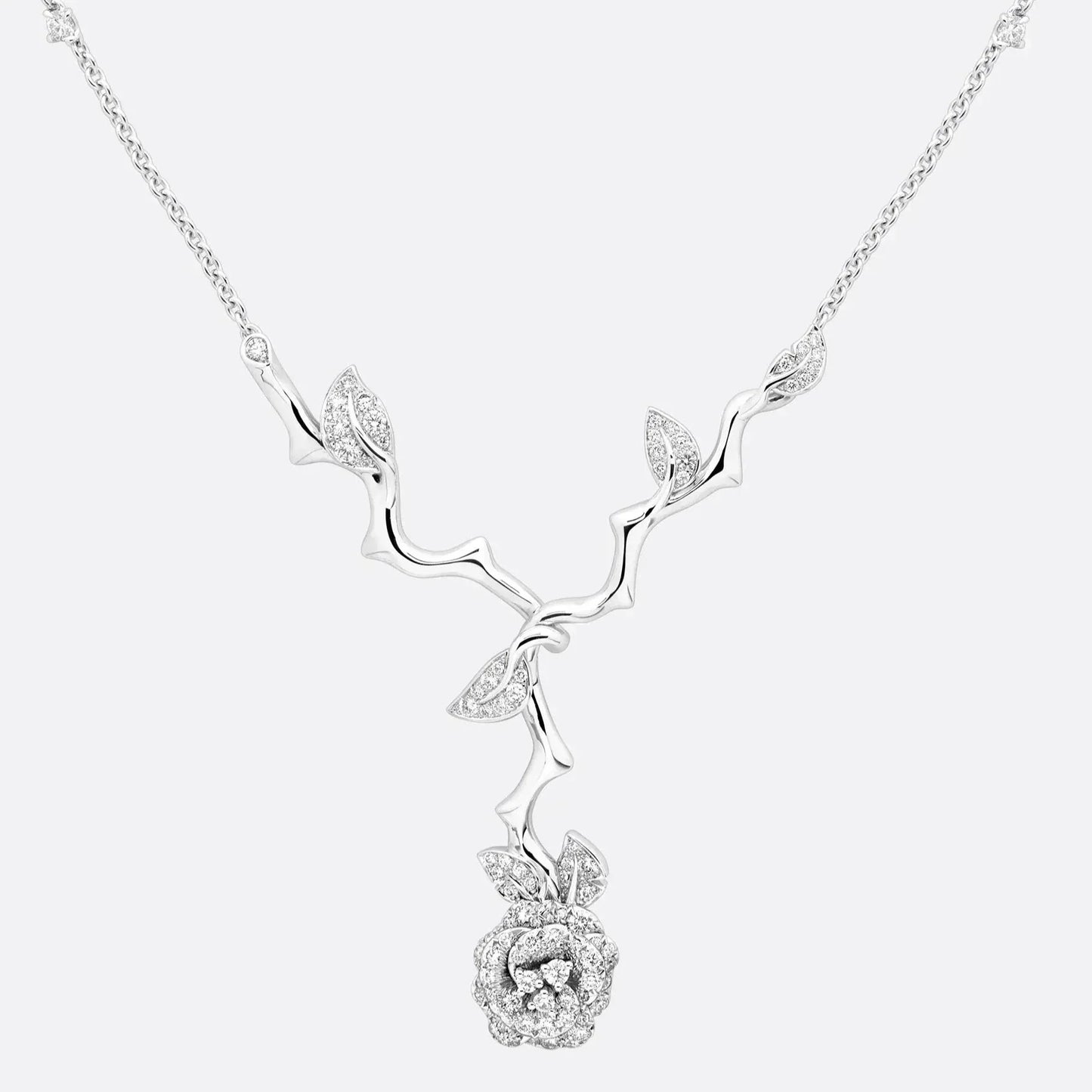 Dior Rose Bagatelle Cubic Zirconia Necklace