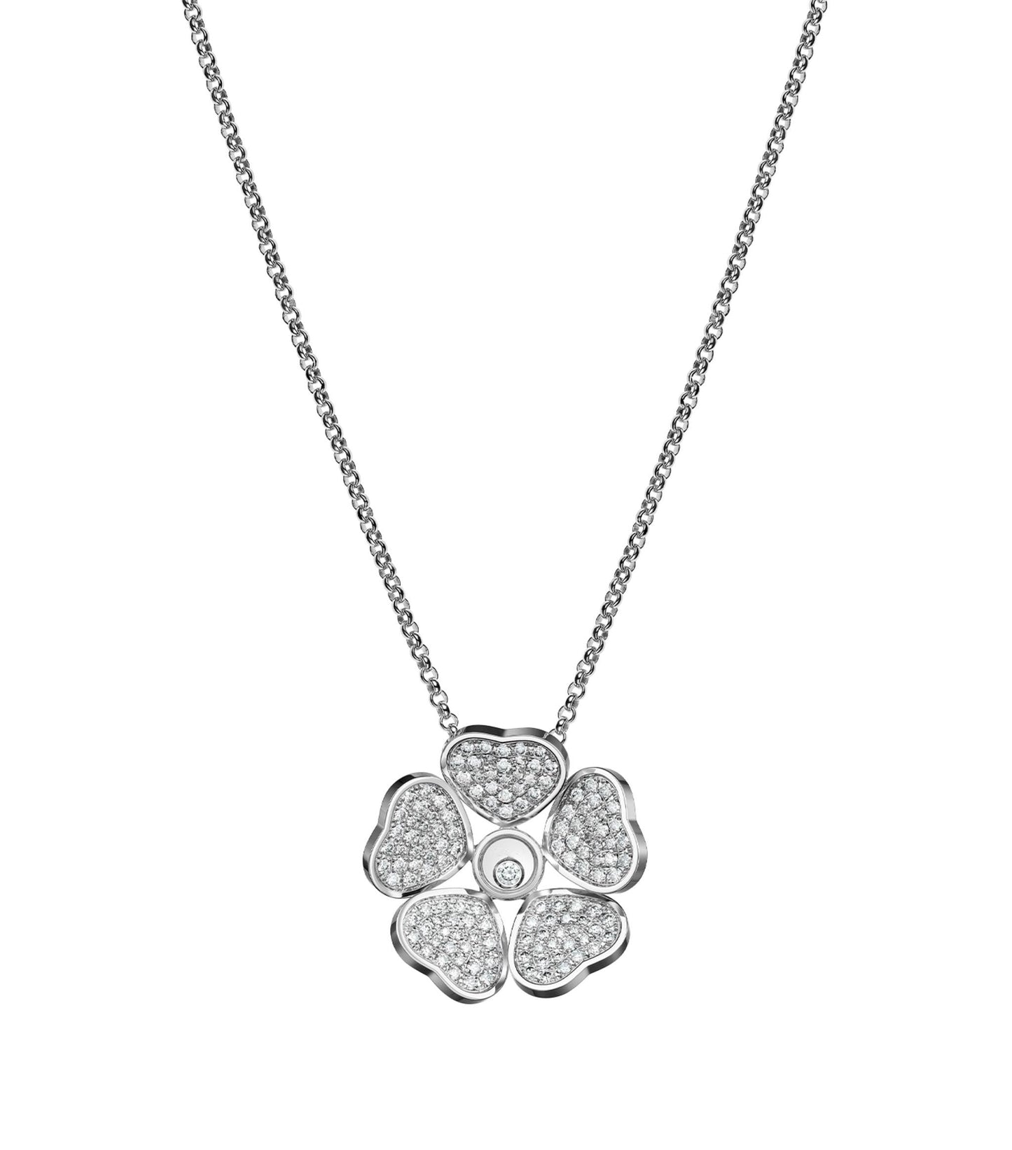 Chopard Happy Pendant Cubic Zirconia Necklace