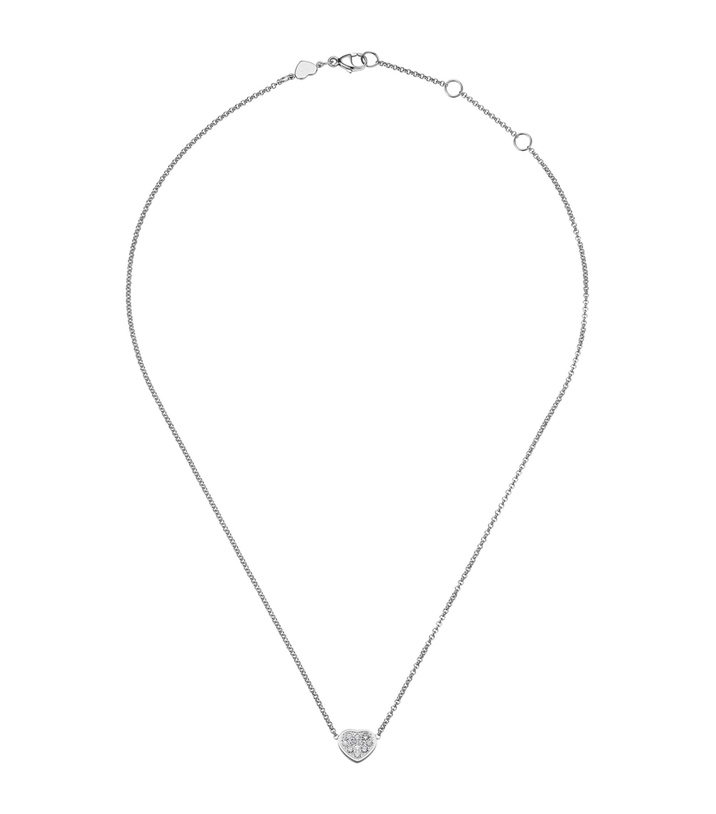 Chopard Heart Pendant Cubic Zirconia Necklace