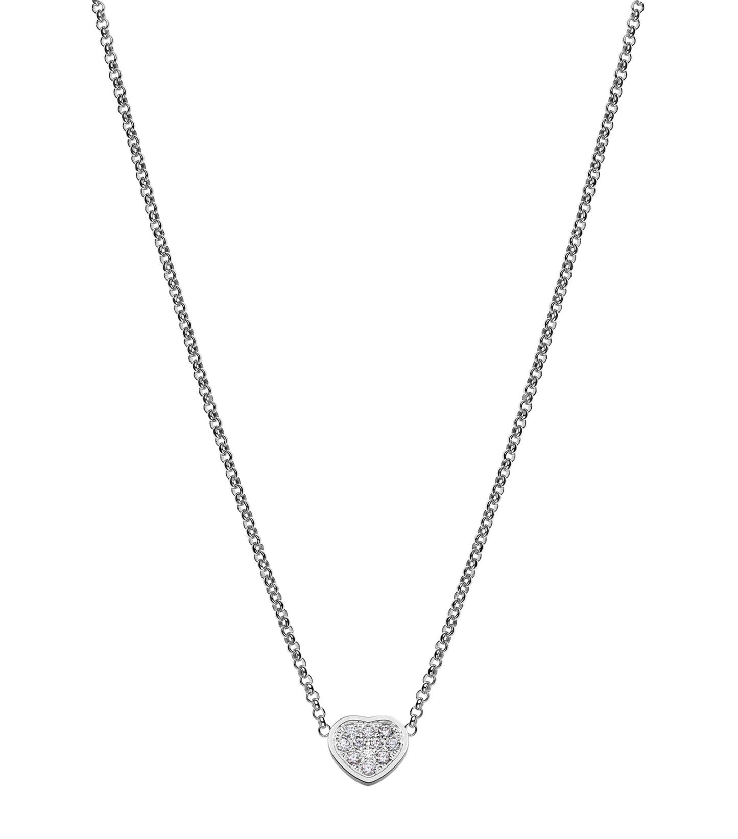 Chopard Heart Pendant Cubic Zirconia Necklace