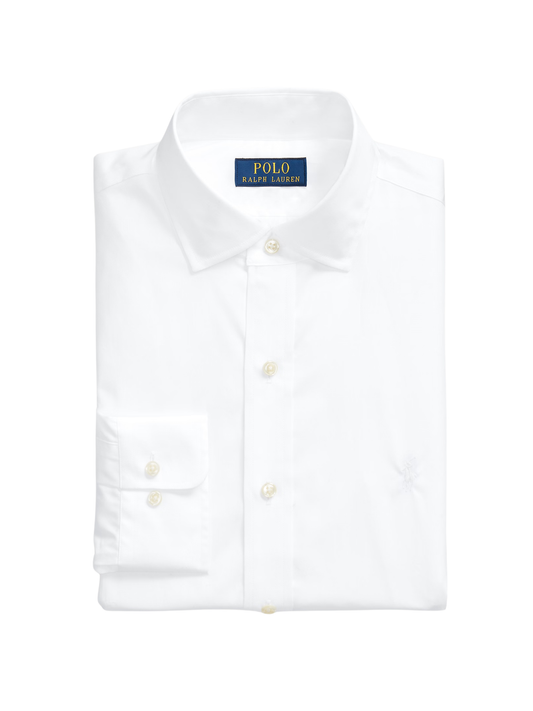 RALPH LAUREN Custom Fit Poplin Shirt White