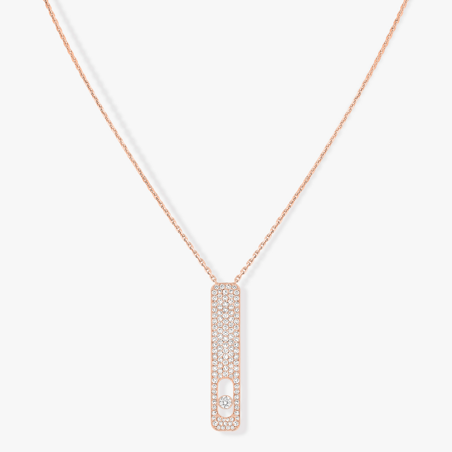 Messika My First Cubic Zirconia Paved Necklace