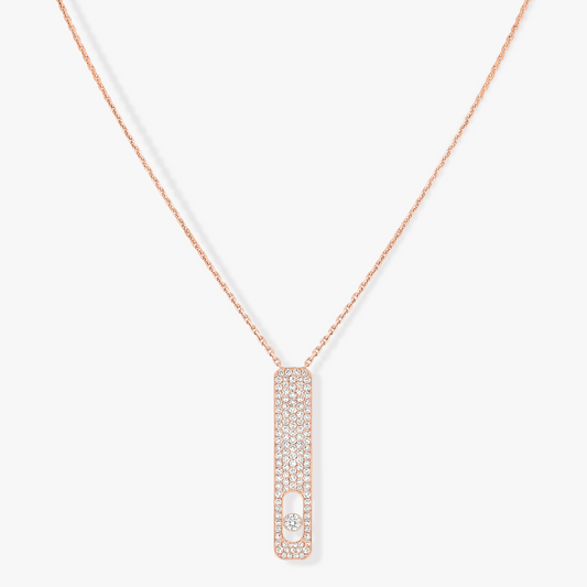 Messika My First Cubic Zirconia Paved Necklace