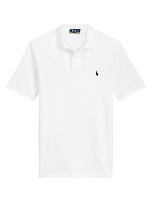 RALPH LAUREN The Iconic Mesh Polo Shirt White