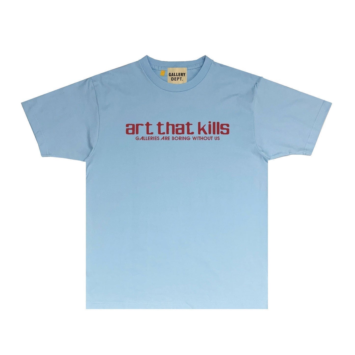 Gallery Dept T Shirt Retro Printed Loose Short-Sleeved Shirt