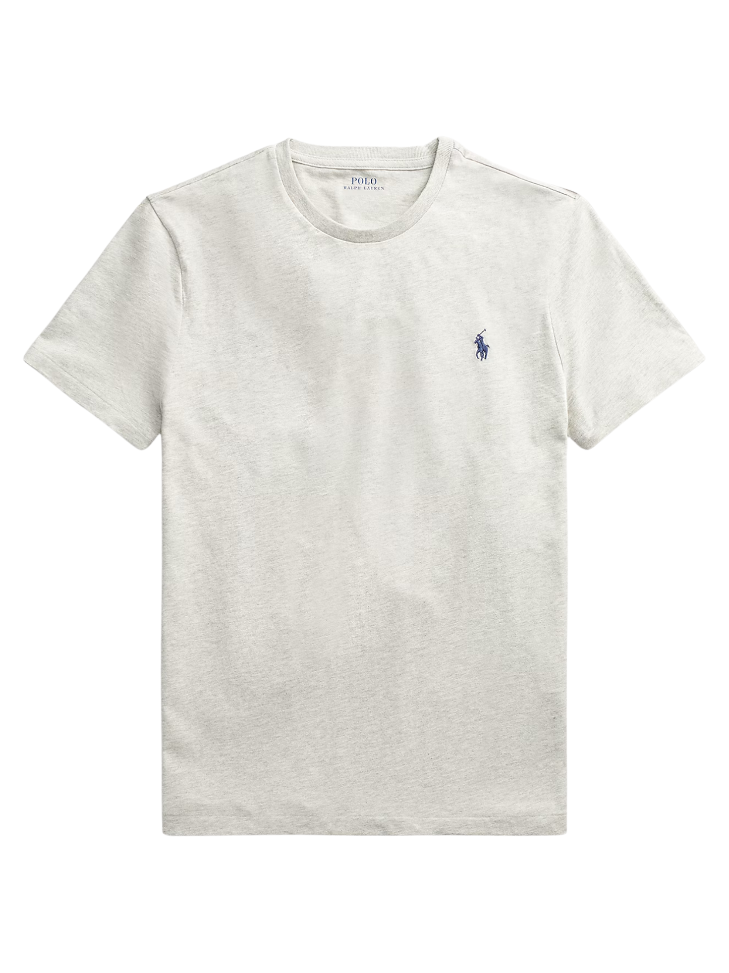 RALPH LAUREN Custom Slim Fit Jersey Crewneck T-Shirt New Grey Heather