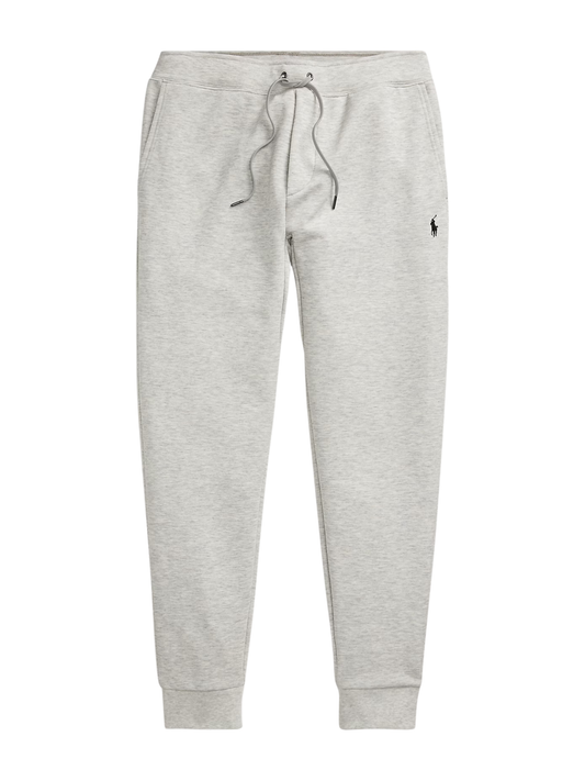 RALPH LAUREN Double-Knit Jogging Bottoms Light Sport Heather