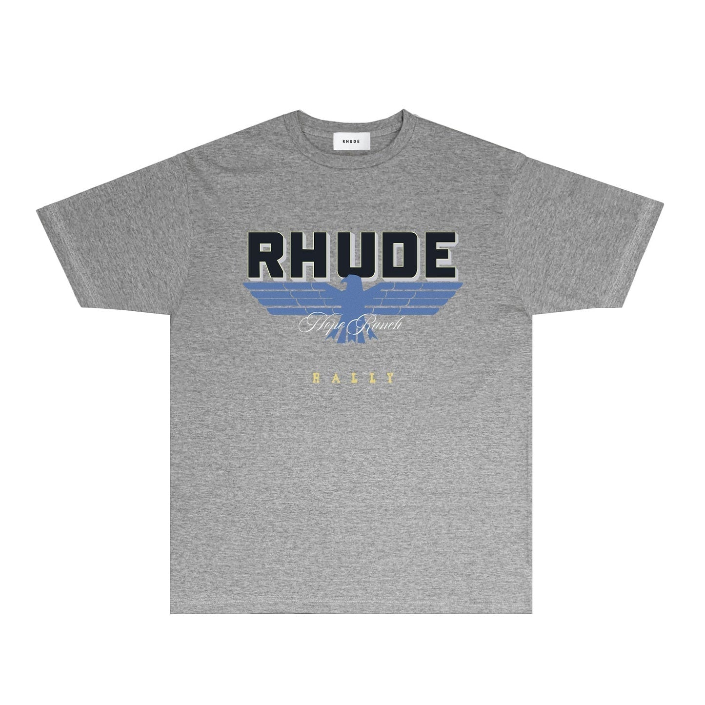 Rhude T-shirts Printed Trendy Pure Cotton