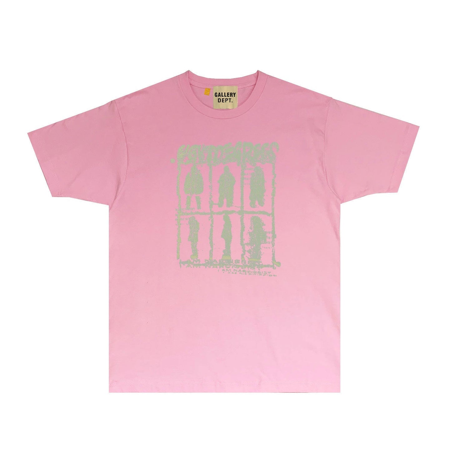 Gallery Dept T Shirt Retro Printed Loose Short-Sleeved Shirt