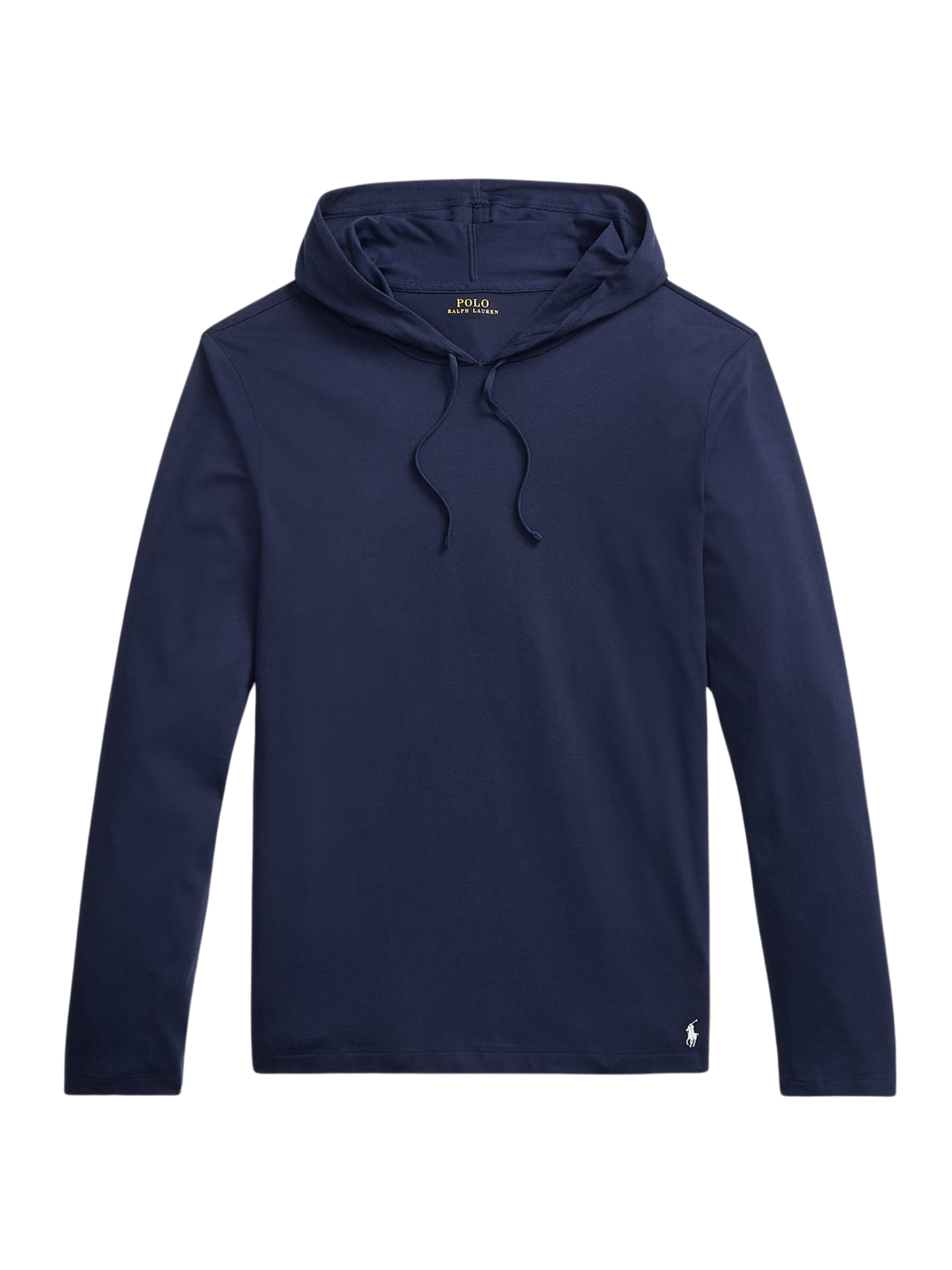 RALPH LAUREN Cotton Jersey Sleep Hoodie Cruise Navy