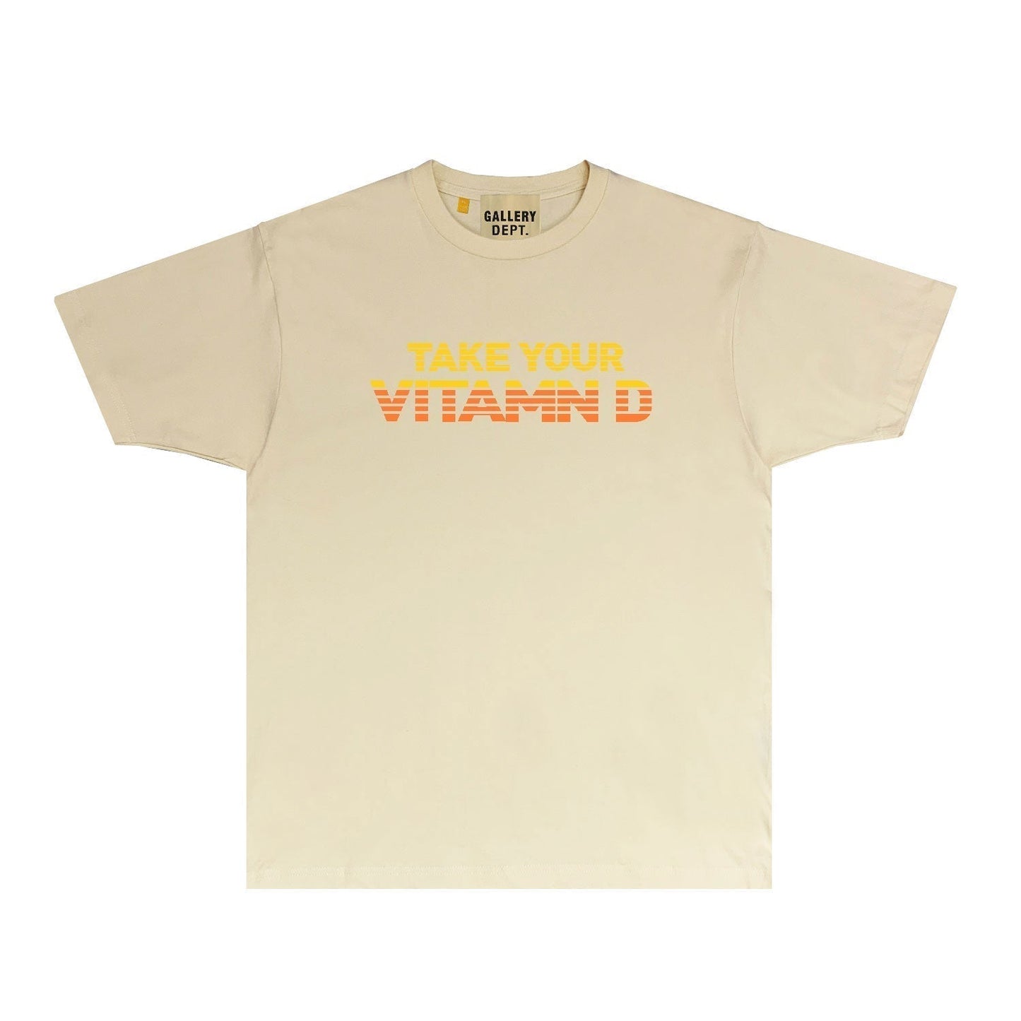 Gallery Dept T Shirt Retro Printed Loose Short-Sleeved Shirt