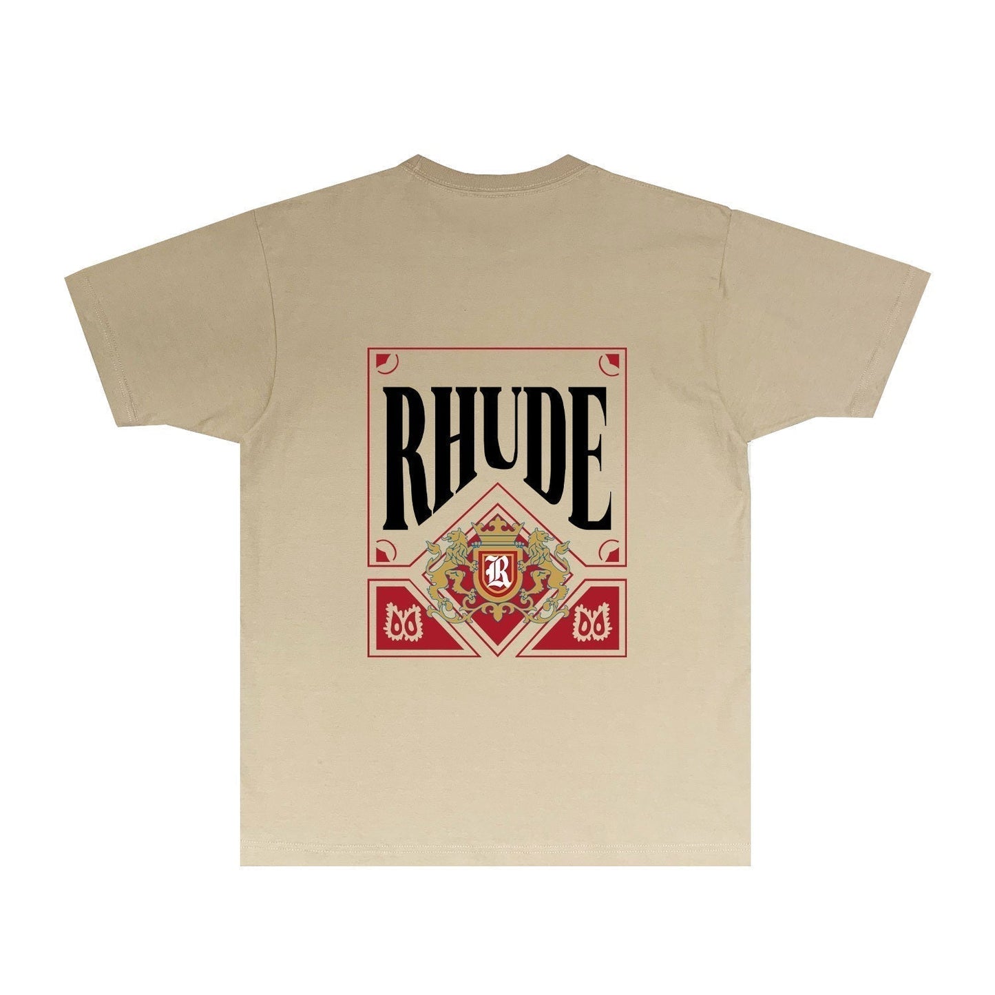Rhude T-shirts Printed Trendy Pure Cotton