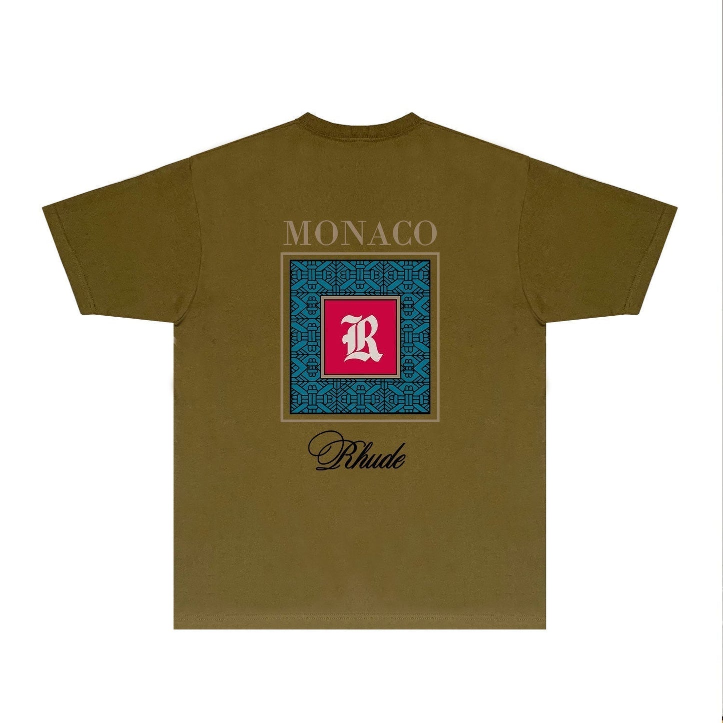 Rhude T-shirts Printed Trendy Pure Cotton