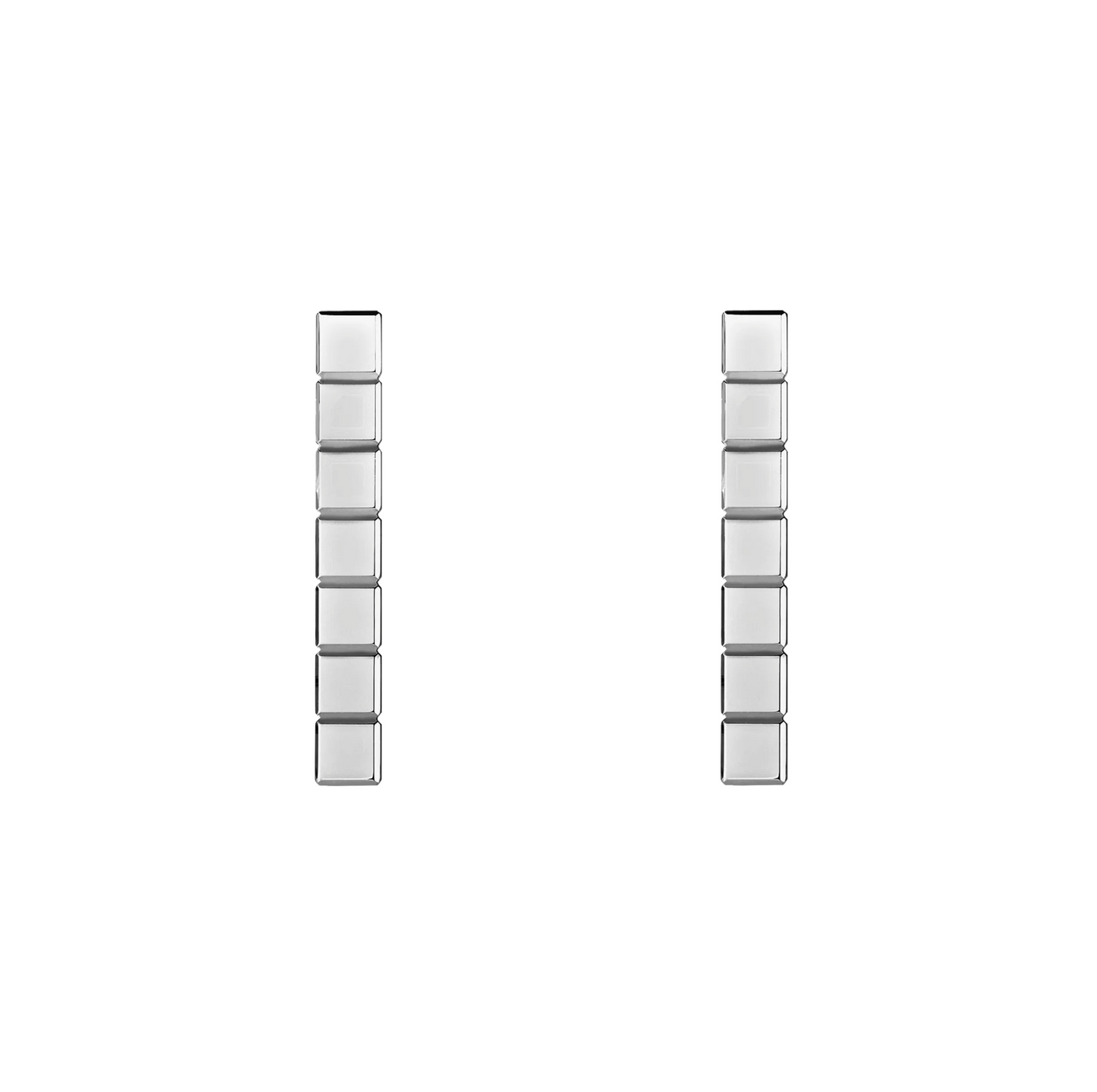 Chopard Ice Cube Silver Earrings