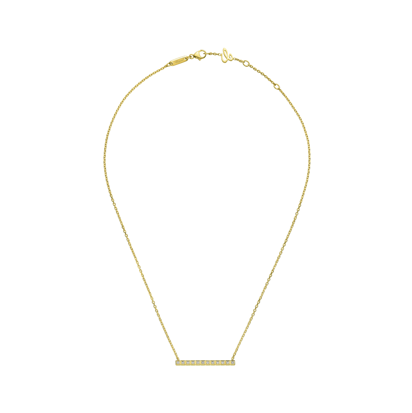 Chopard Ice Cube Full-Set Cubic Zirconia Necklace