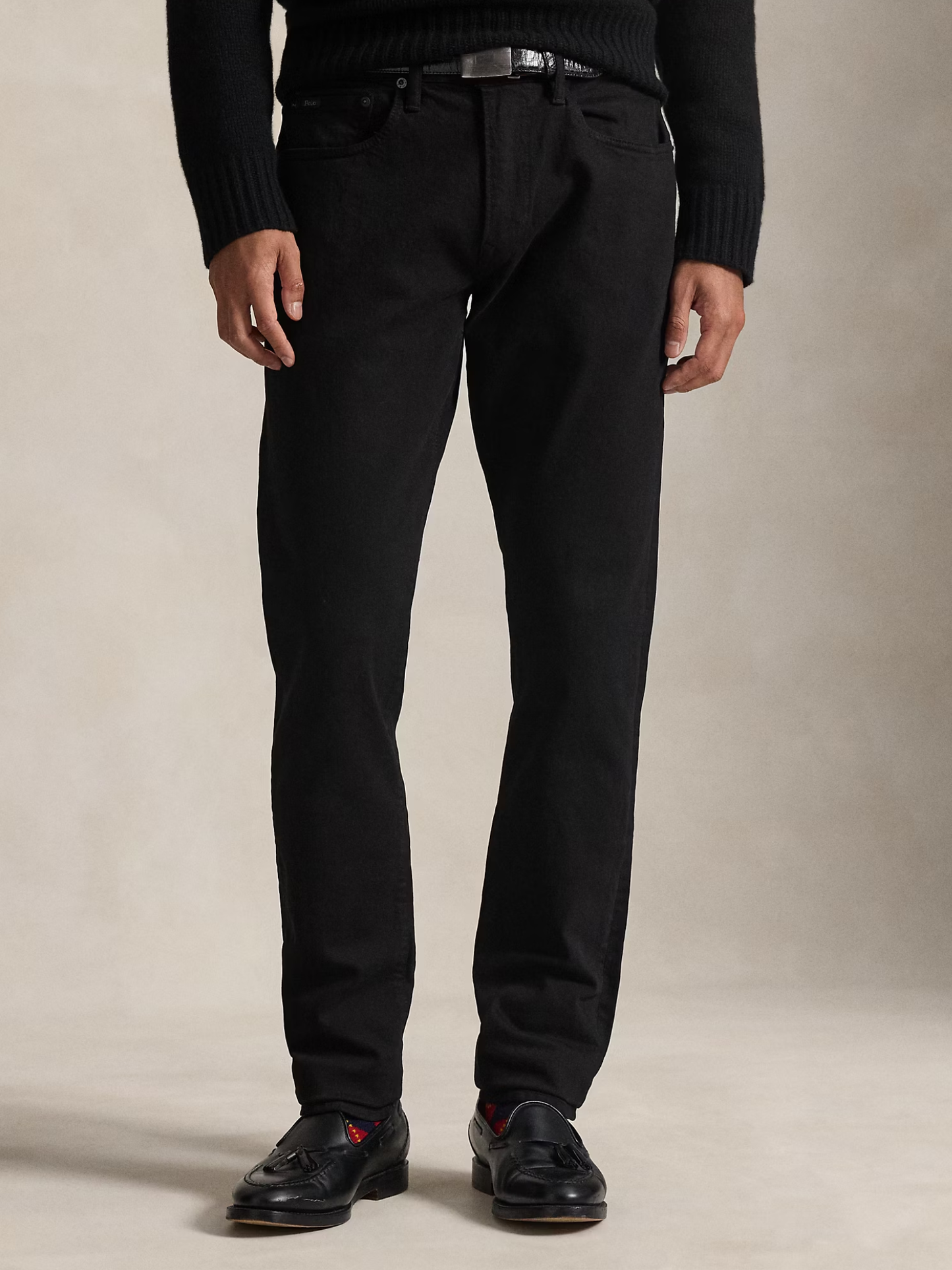 RALPH LAUREN Sullivan 5-Pocket Denim Jeans Black