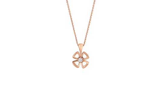Bvlgari Fiorever Necklace Cubic Zirconia Center