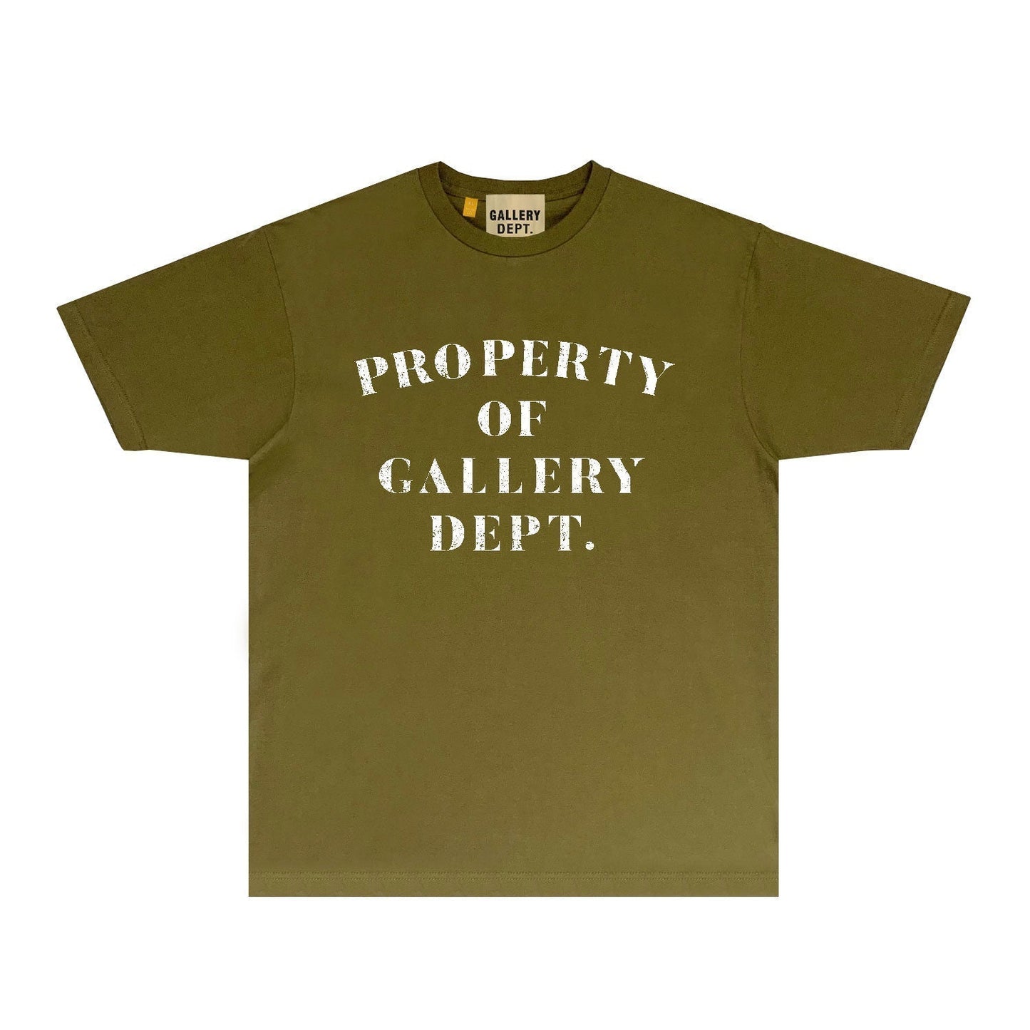 Gallery Dept T Shirt Retro Printed Loose Short-Sleeved Shirt