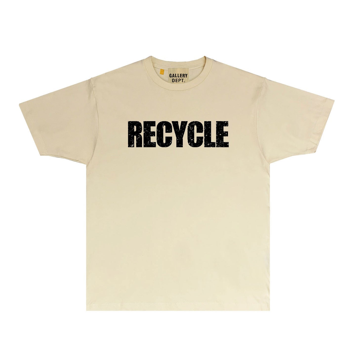Gallery Dept T Shirt Retro Printed Loose Short-Sleeved Shirt