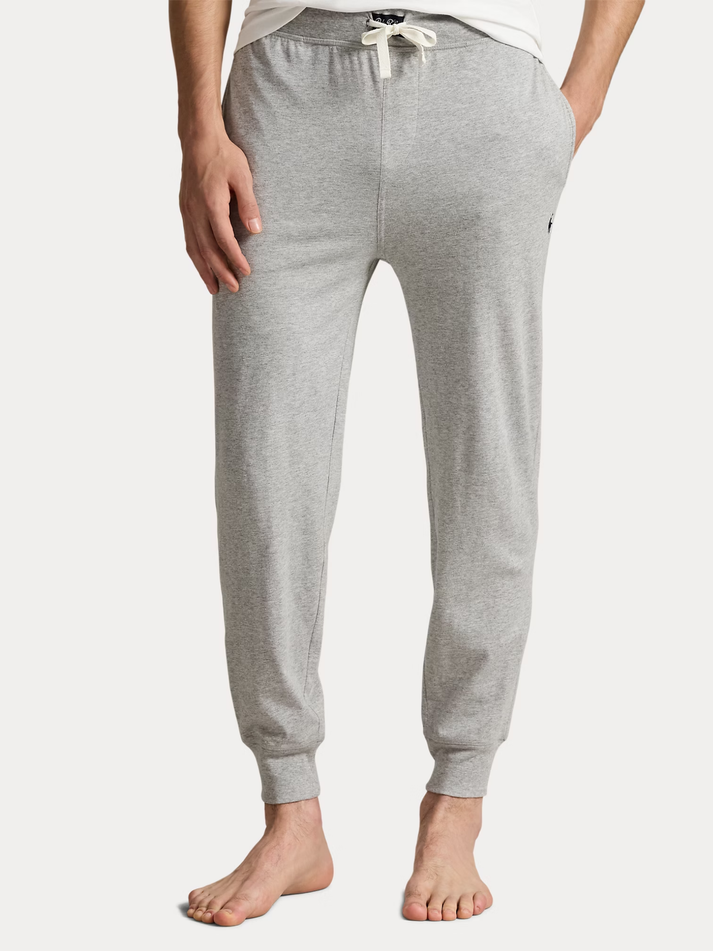 RALPH LAUREN Cotton Jersey Sleep Joggers Andover Heather