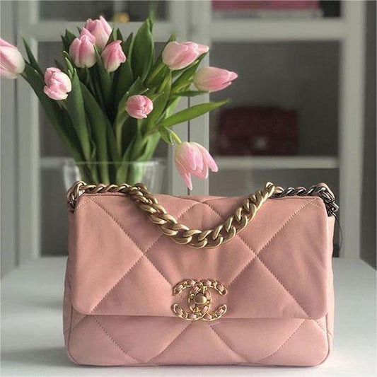 Chanel 19 Large Flap Bag - Pink