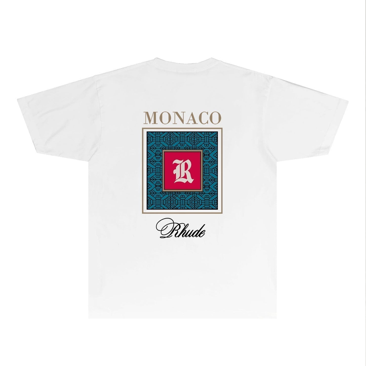 Rhude T-shirts Printed Trendy Pure Cotton