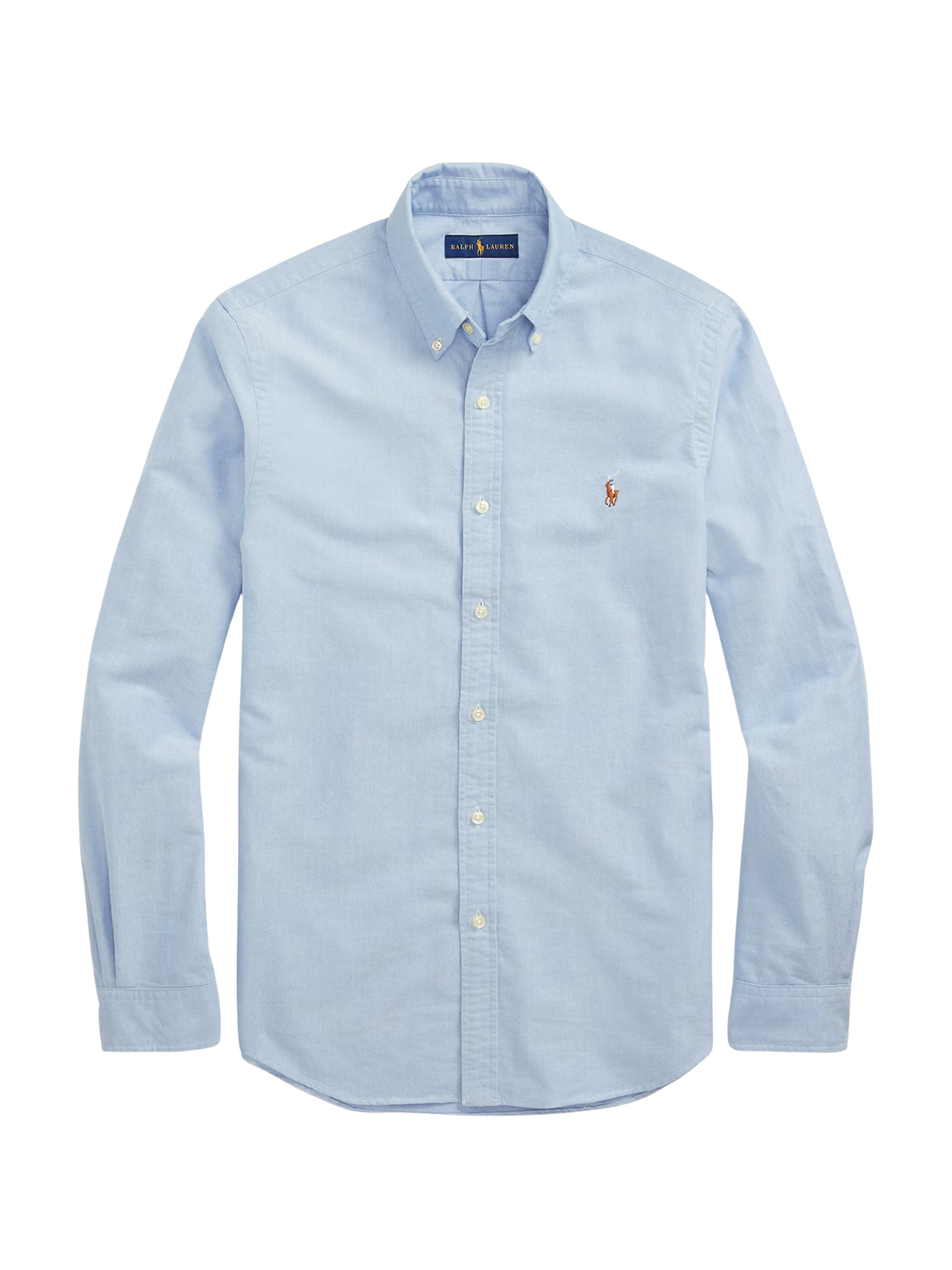 RALPH LAUREN Slim Fit Oxford Shirt Blue