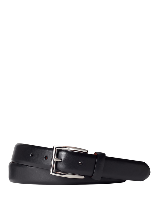 RALPH LAUREN Leather Dress Belt Black