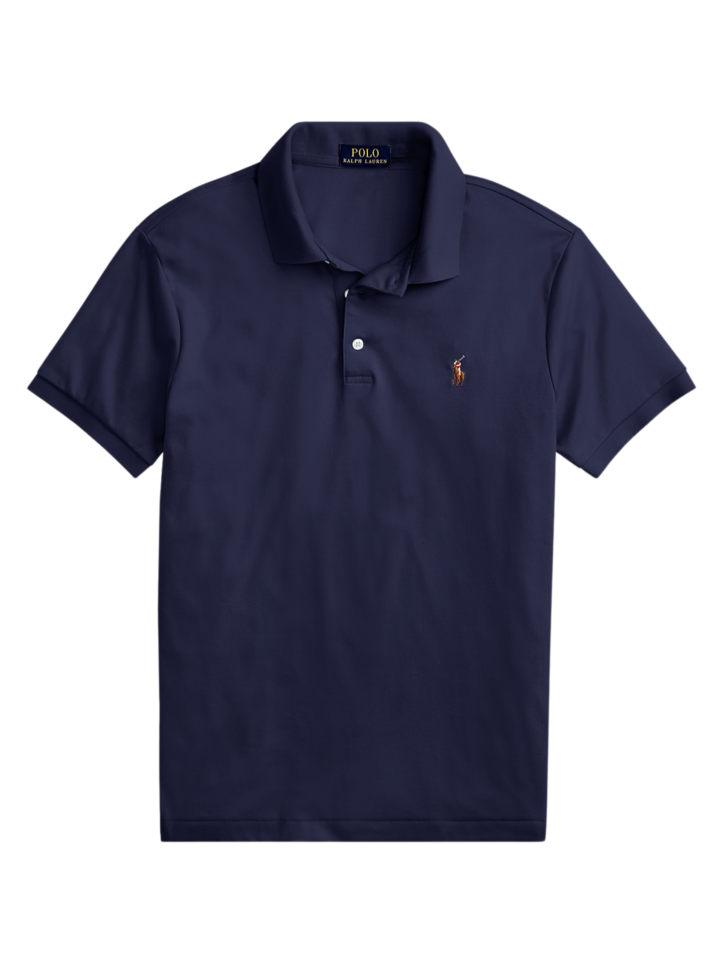 RALPH LAUREN Slim Fit Soft-Touch Polo Shirt Refined Navy