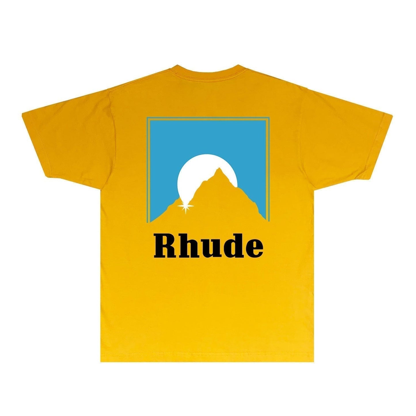 Rhude T-shirts Printed Trendy Pure Cotton