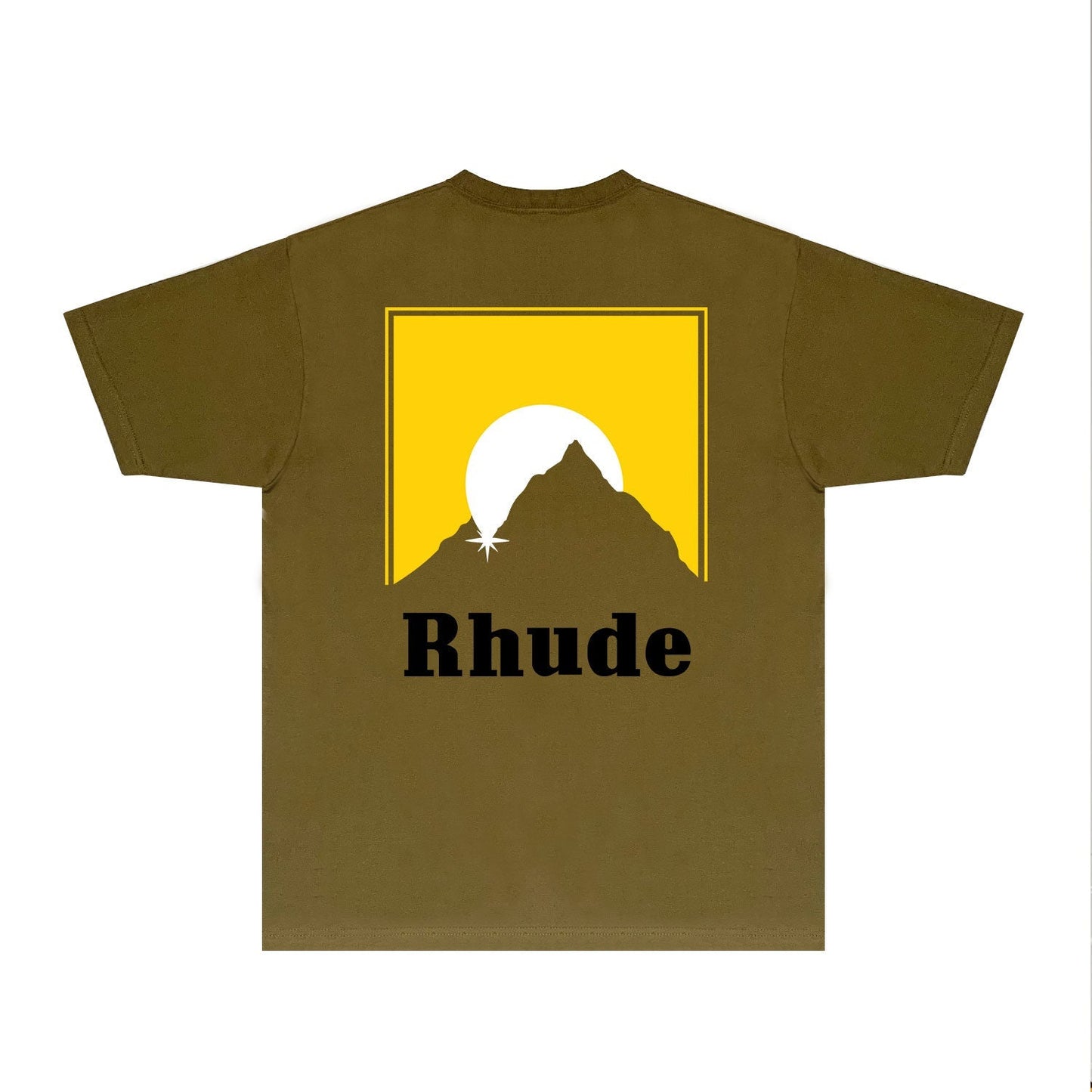 Rhude T-shirts Printed Trendy Pure Cotton