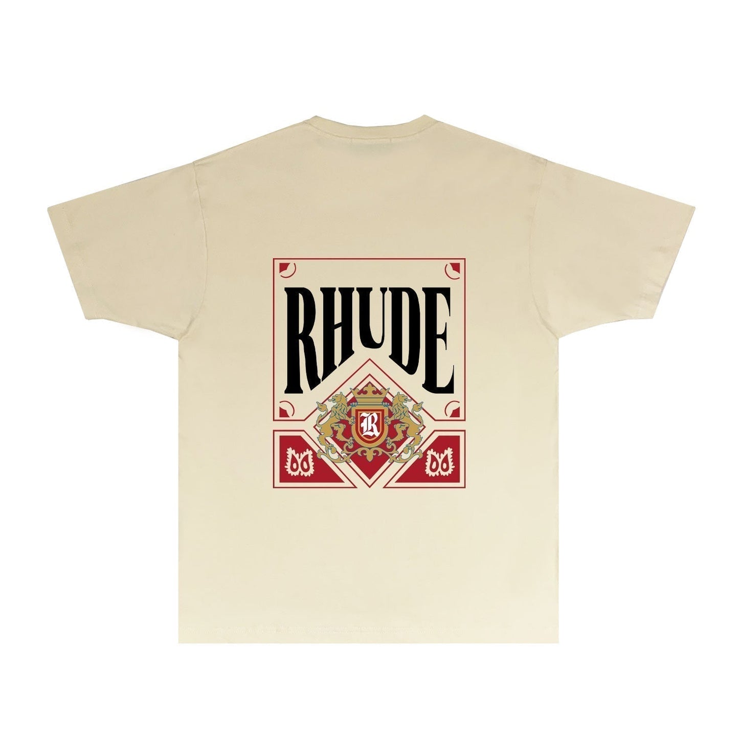 Rhude T-shirts Printed Trendy Pure Cotton