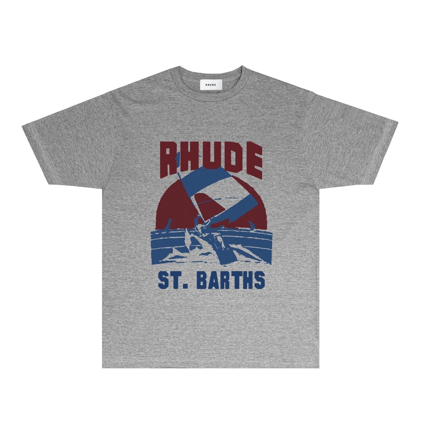 Rhude T-shirts Printed Trendy Pure Cotton