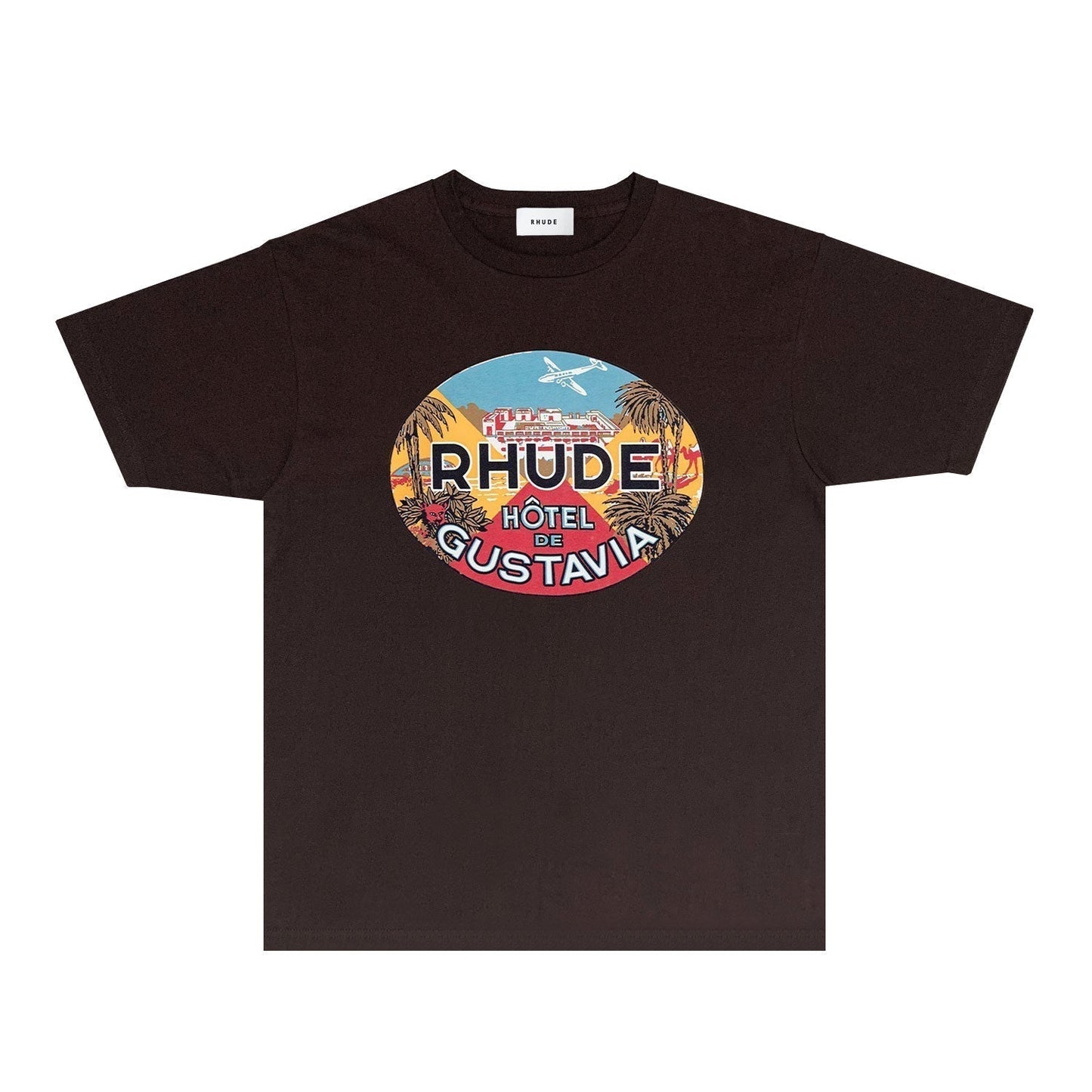 Rhude T-shirts Printed Trendy Pure Cotton